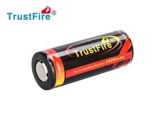 Trustfire ICR 26650 mAh 3,6-3,7 Volt Li-Ion Akku - geschützt