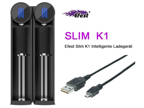 Efest SLIM K2 2-Schacht Li-Ion Akkuladegerät
