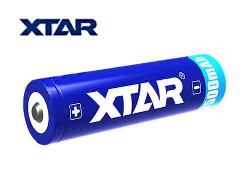 XTAR 18650 3500mAh 3,6V - 3,7V Li-Ion-Akku (geschützt) - Button Top