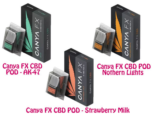 Canya FX  POD´s - AK47 - Strawberry - Nothern Lights - 5% o. 10%